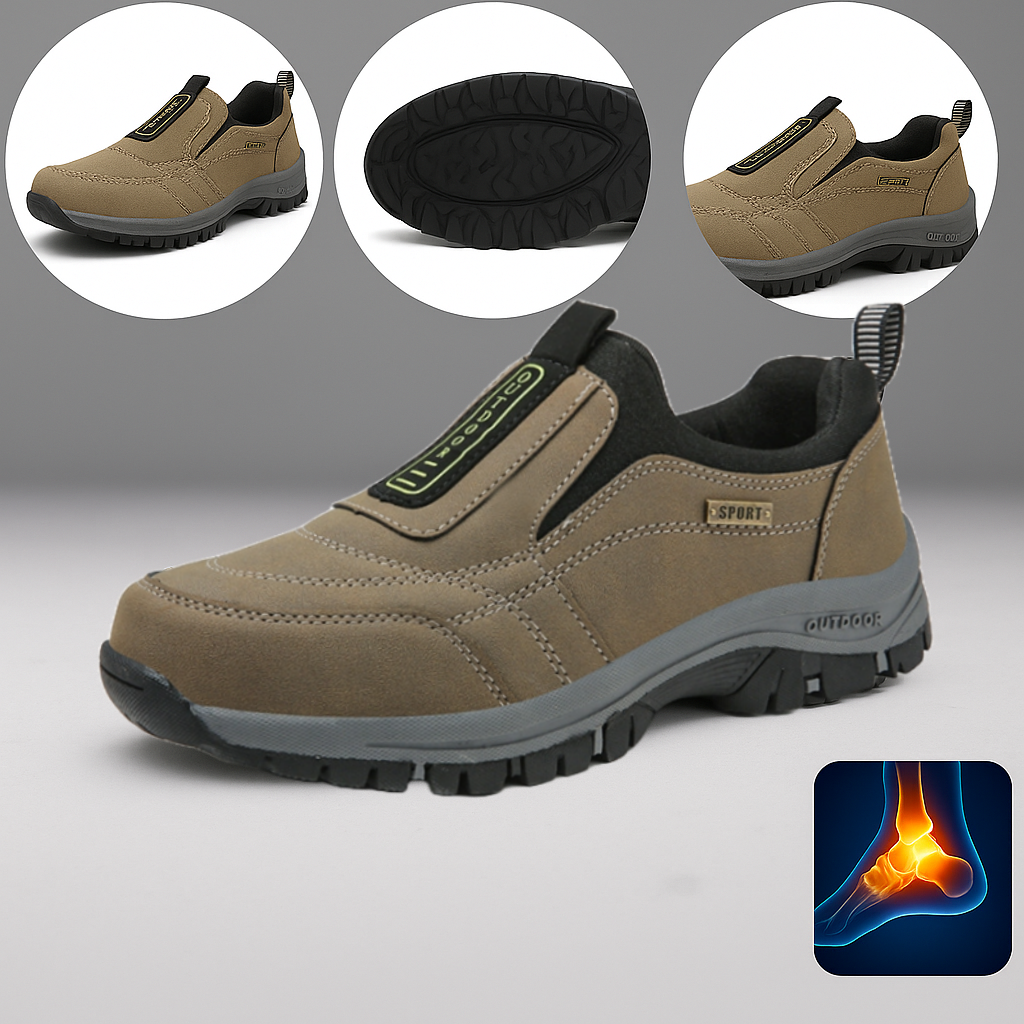 🔷 Sconto del 30% oggi - Non lasciartelo sfuggire! ⬛ - Scarpe ortopediche in pelle scamosciata di un marchio australiano di lusso, morbide, comode, impermeabili e antiscivolo 🦶 - Alleviano il dolore ai piedi