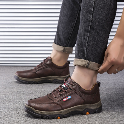 【⏰Sconto del 30% oggi - Scade presto】Scarpe ortopediche dal design ergonomico - Pelle di alta qualità + Cucite a mano ✅ Calzata comoda, impermeabili e antiscivolo👞