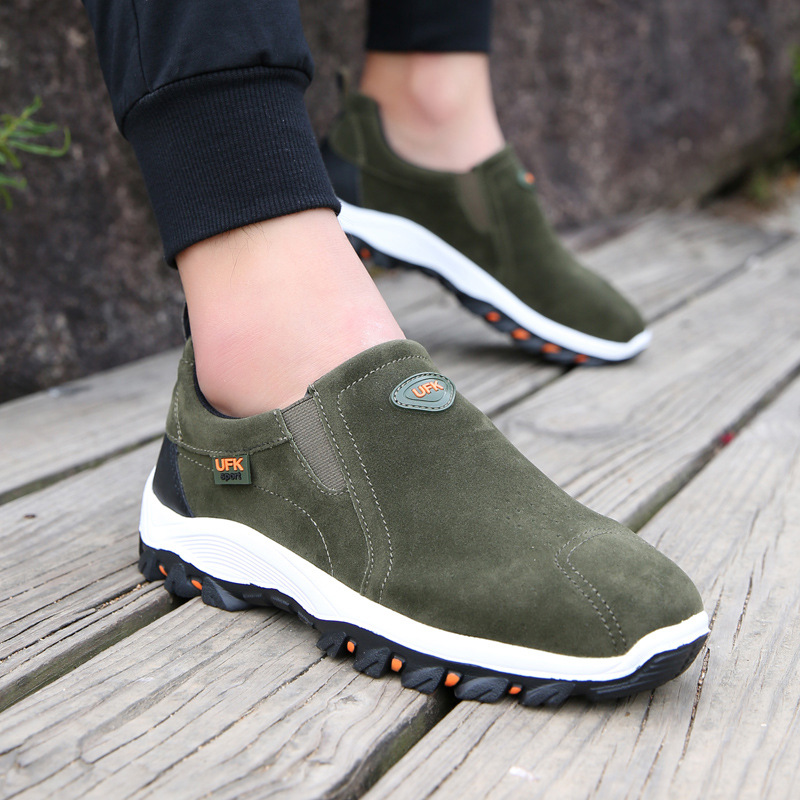 (🔥70 DI SCONTO OGGI - DA NON PERDERE) ⏰Scarpe ortopediche di lusso in pelle scamosciata morbide e confortevoli (supporto - allevia il dolore al piede)