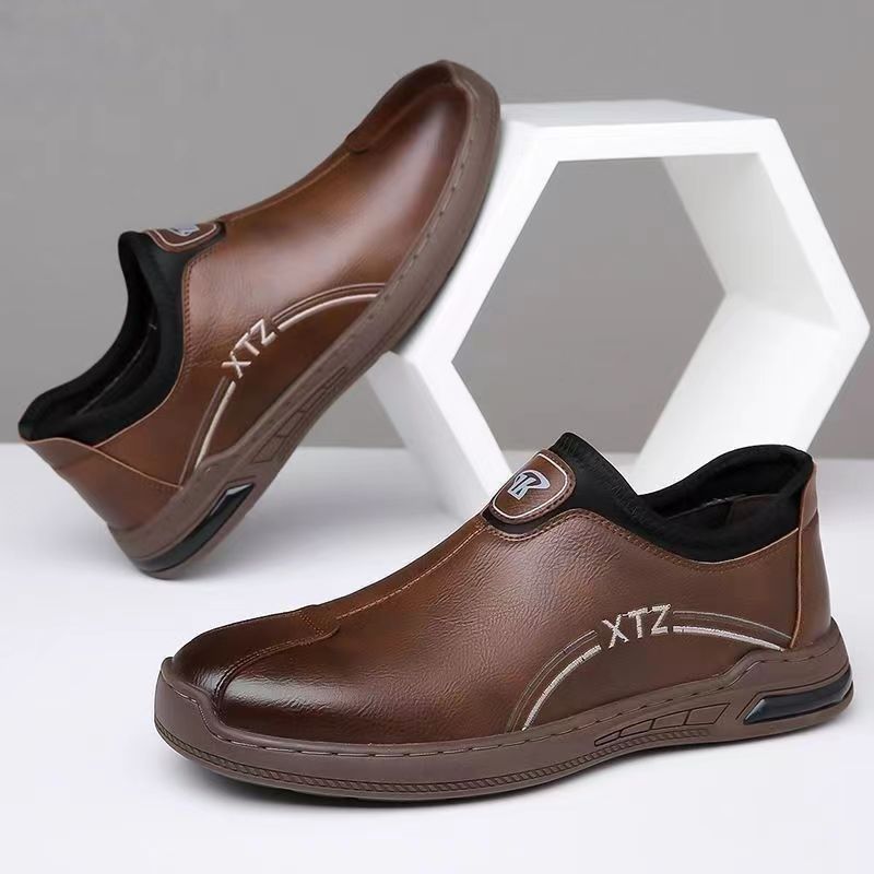 🐂 Scarpe da uomo in pelle di vitello prodotte in Australia 👞 Cucite a mano, facili da indossare e da togliere ✅ Supporto dell'arco plantare, sollievo dal dolore - camminare confortevole