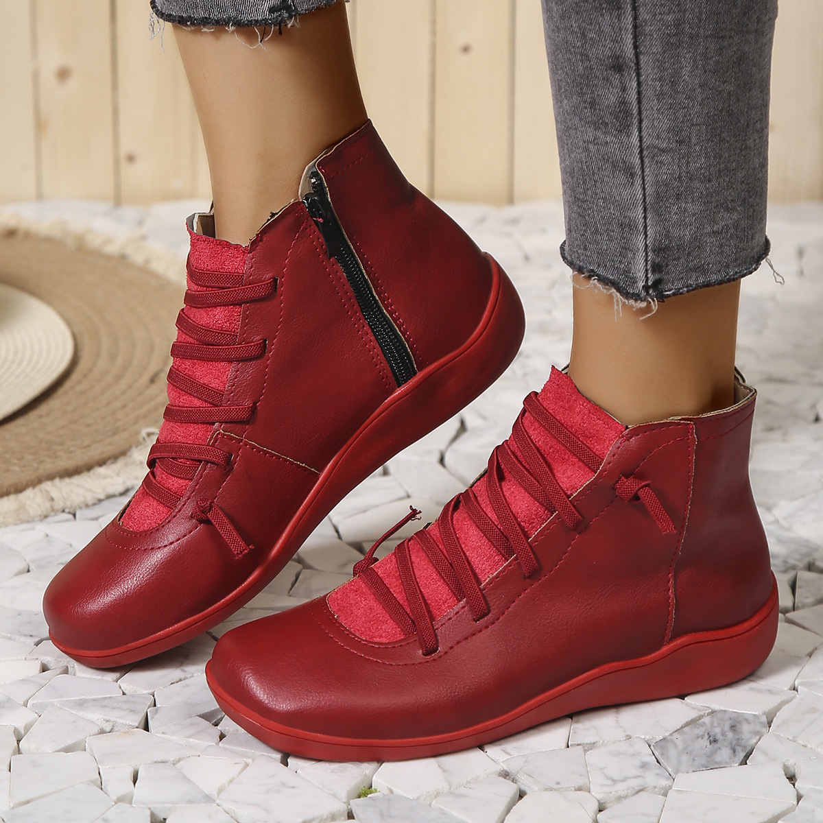 [🔥Oggi metà prezzo: da non perdere] Scarpe ortopediche da donna dal design ergonomico - design con supporto dell'arco plantare👞Sbarazzati facilmente del dolore ai piedi