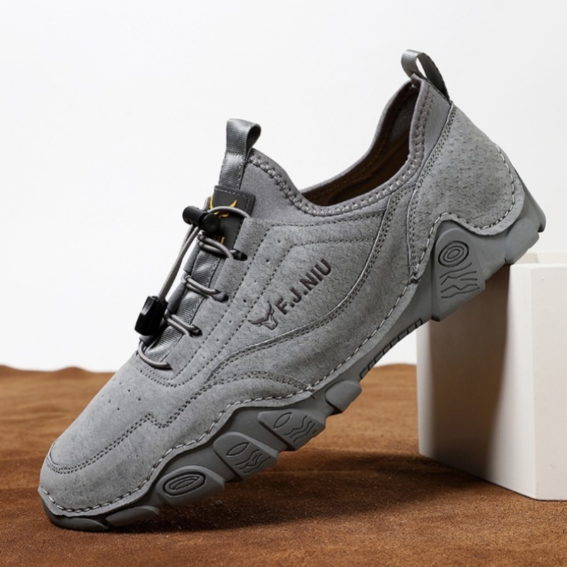 【🎁Offerta a tempo limitato】🐂 Scarpe ortopediche da uomo in pelle di vitello australiana👞 Cucite a mano, impermeabili e antiscivolo✅ Supporto dell'arco plantare: camminata confortevole✅