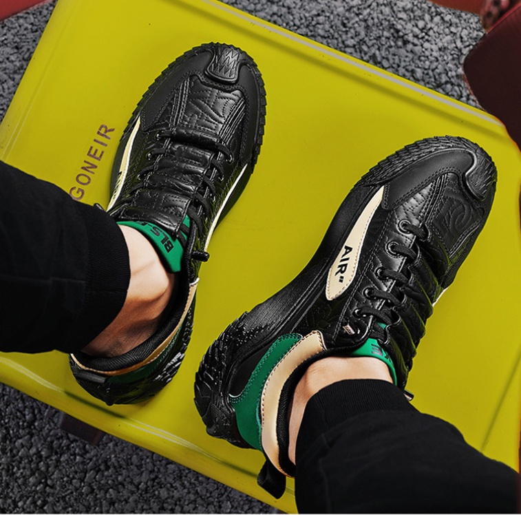 (🎉Sconto del 50% oggi - offerta limitata, da non perdere) - Scarpe casual da uomo nuove 2025👞Pelle di alta qualità✅Cucite a mano, comode da camminare