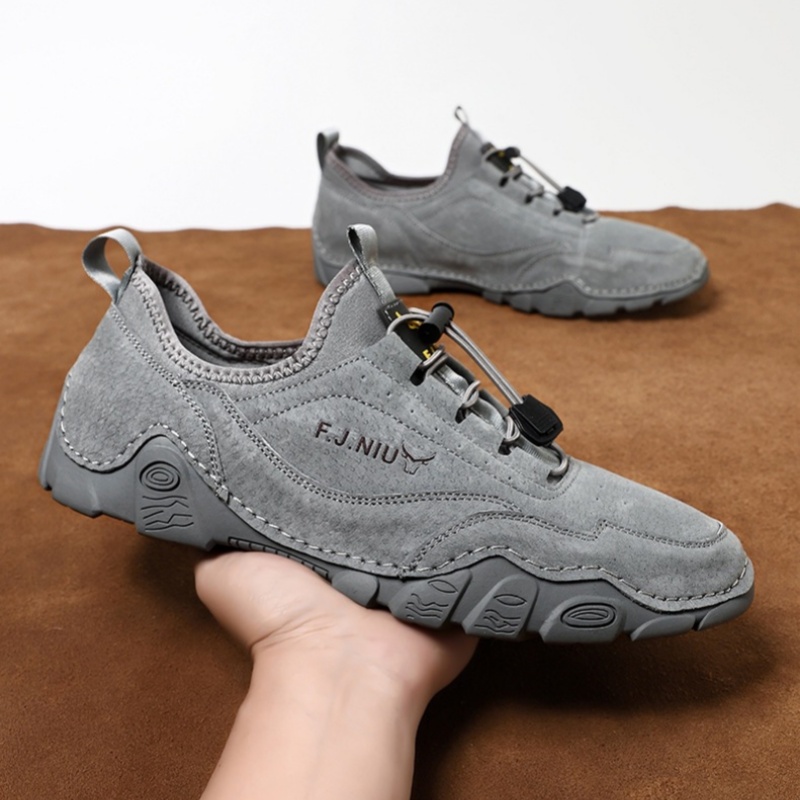 【🎁Offerta a tempo limitato】🐂 Scarpe ortopediche da uomo in pelle di vitello australiana👞 Cucite a mano, impermeabili e antiscivolo✅ Supporto dell'arco plantare: camminata confortevole✅