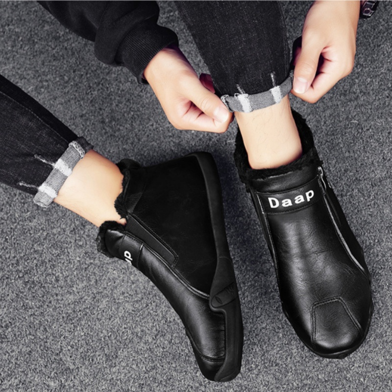 🐂 Scarpe da uomo in pelle di vitello, cucite a mano in Australia 👞 Facili da indossare e da togliere, correttive a tutto tondo ✅ Impermeabili, antiscivolo, calde e comode