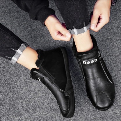 🐂 Scarpe da uomo in pelle di vitello, cucite a mano in Australia 👞 Facili da indossare e da togliere, correttive a tutto tondo ✅ Impermeabili, antiscivolo, calde e comode