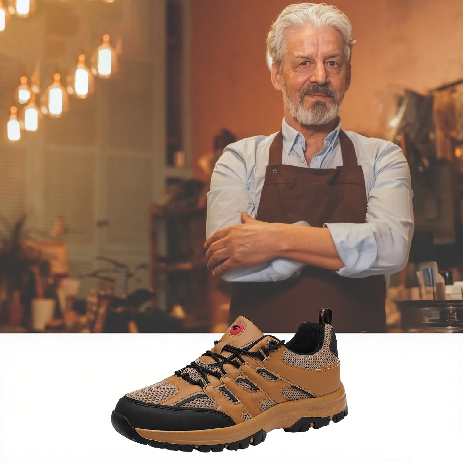 🐂 Scarpe da uomo in pelle di vitello prodotte in Australia 👞 Cucite a mano, facili da indossare e da togliere ✅ Supporto dell'arco plantare, sollievo dal dolore - camminare confortevole