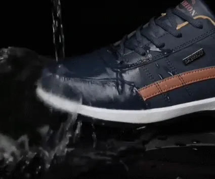 ⏰Sconto del 30% oggi, non perdete l'occasione!🔥 Scarpe sportive ultraleggere in pelle✅ Supporto per l'arco plantare - design ergonomico🔴 Impermeabili e antiscivolo