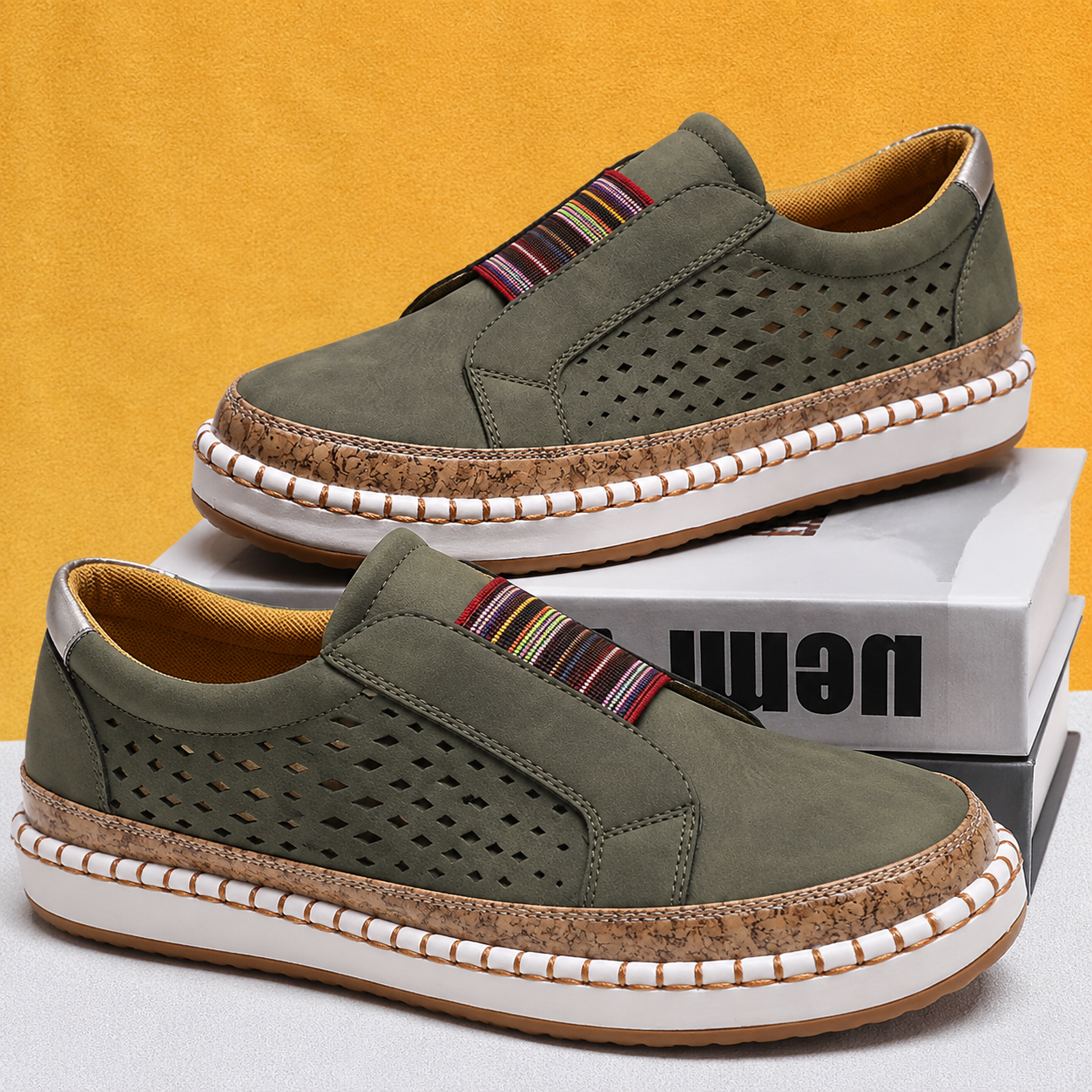 🎉Sconto del 30% oggi - non perdete l'occasione! ⏰ Scarpe estive ortopediche ergonomiche con supporto plantare 👞 Alleviano facilmente il dolore ai piedi
