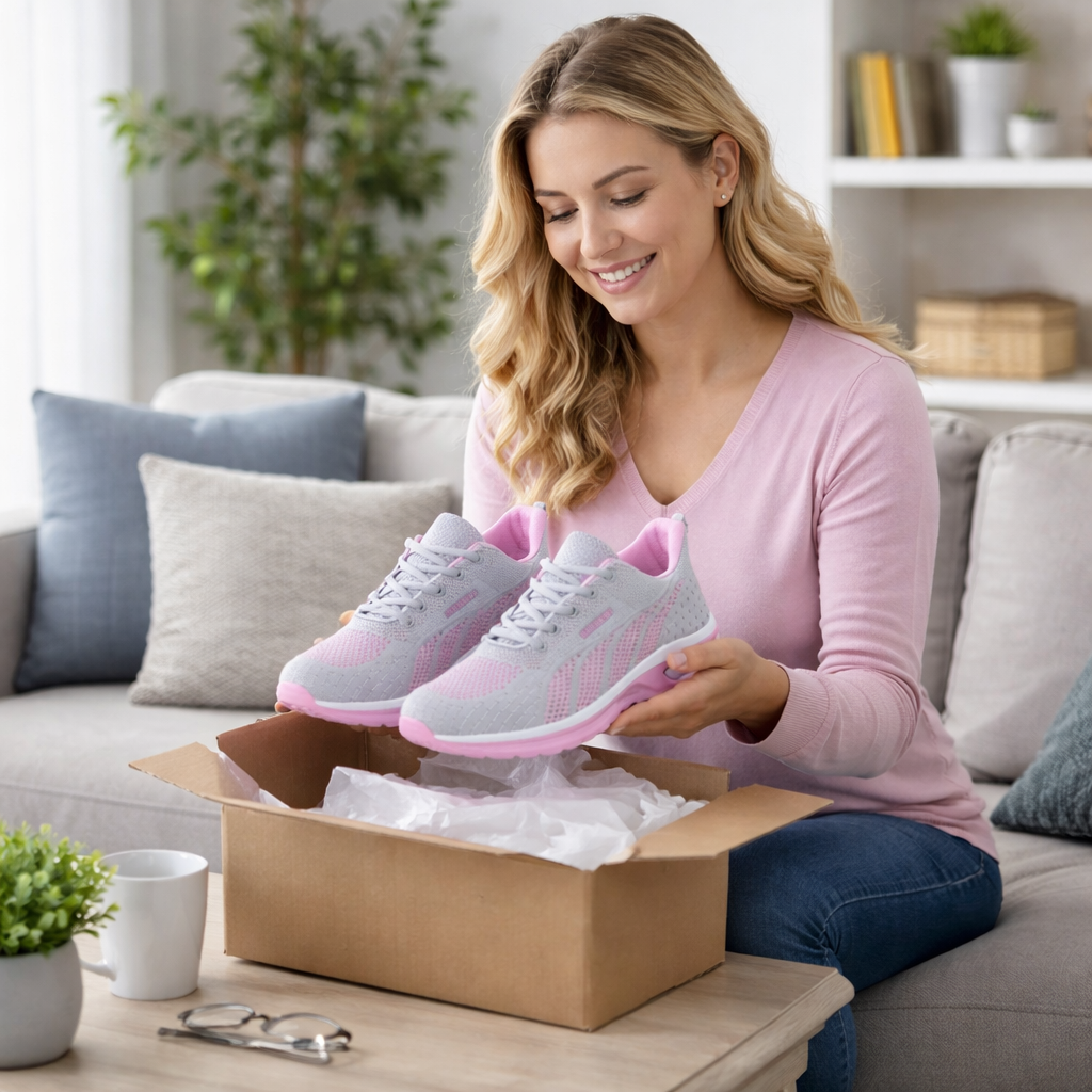 🔥Scarpe ortopediche dal design ergonomico⏰ Scarpe in mesh leggere e traspiranti 👞 Gamma completa di taglie: cammina con sicurezza
