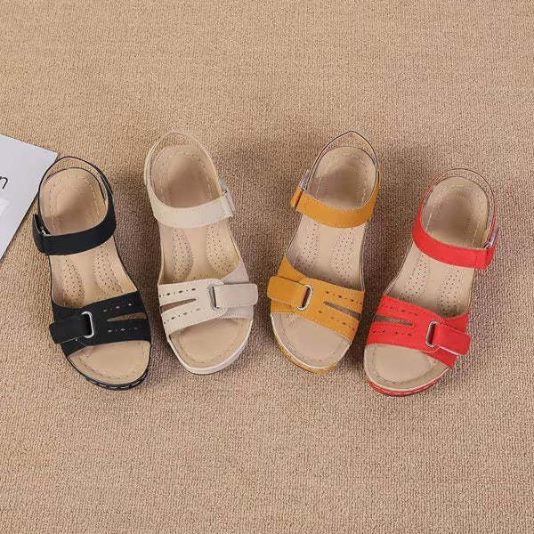 ⏰ (50% di sconto sui saldi anticipati - da non perdere) Sandali ortopedici estivi con supporto dell'arco plantare per una camminata comoda e indolore: design ergonomico