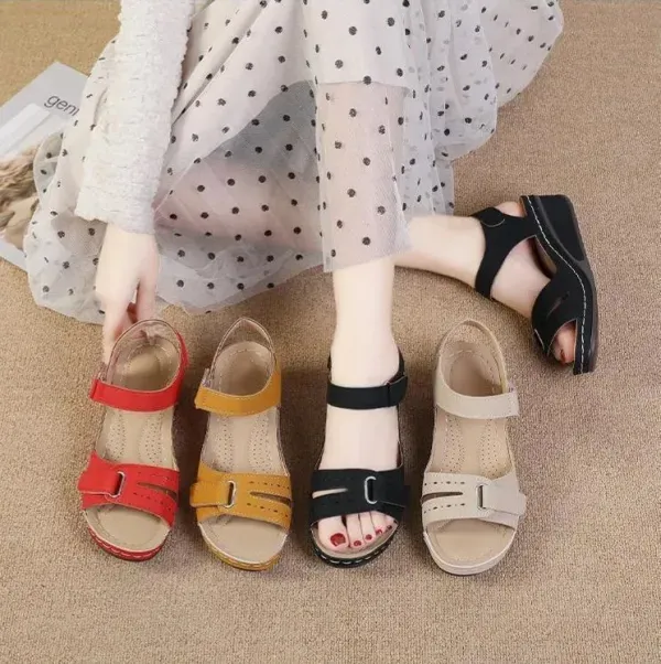 🎁Offerta a tempo limitato: 30% di sconto 🔴 Sandali da passeggio regolabili con tallone aperto 🦶 Eleganti e confortevoli per i problemi ai piedi ✅ Disponibili in diverse taglie