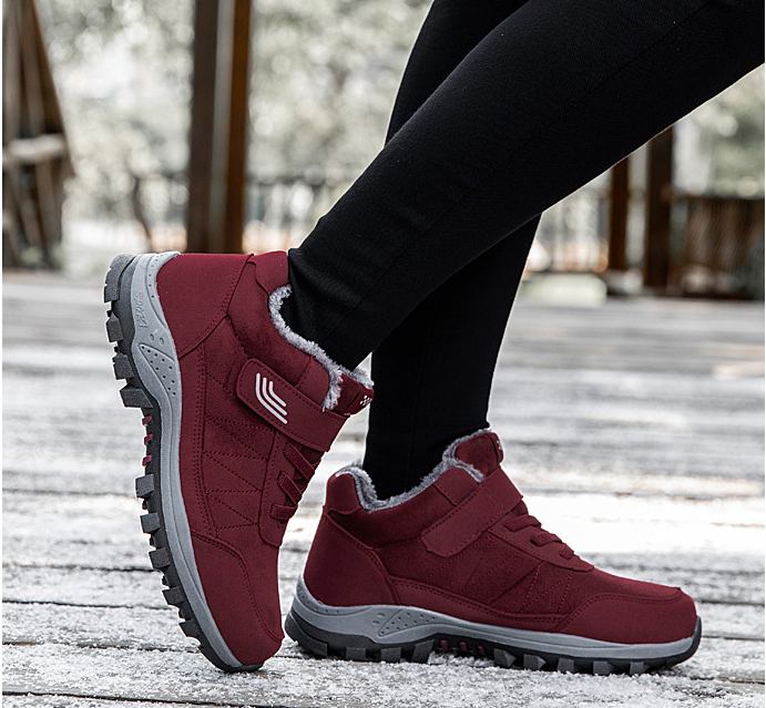 🔥Sconto del 30% a tempo limitato - Scarpe da trekking invernali con plantari - Impermeabili e calde🥾 Design ergonomico✅ Rende la tua camminata più comoda