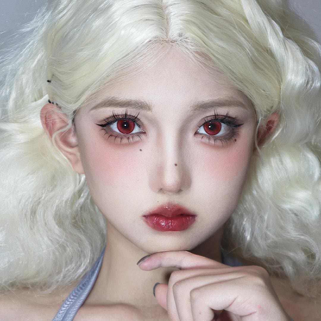 Dollpoison Aurelia Red 1-Day Cosplay Colored Contacts - image 4