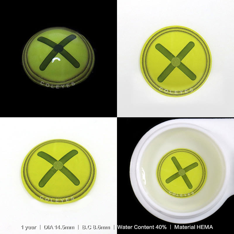 Dollpoison Button Eye Green Yearly Cosplay Colored Contacts - image 4