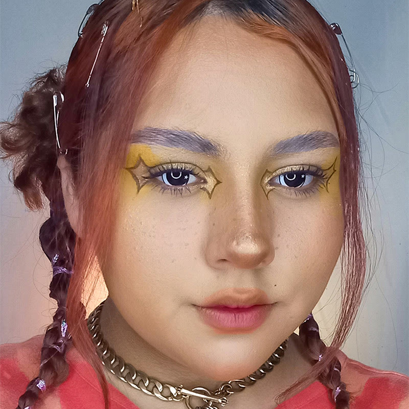 Dollpoison Moon Star White Yearly Cosplay Colored Contacts - image 4