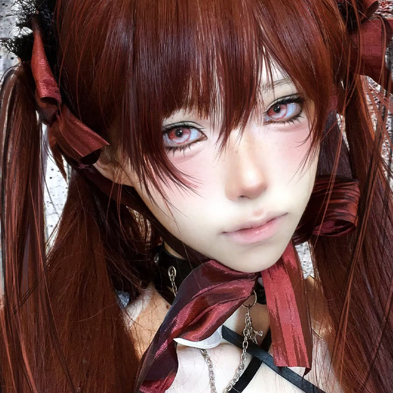 Dollpoison Wyvern Red 6-Month Cosplay Colored Contacts - image 12