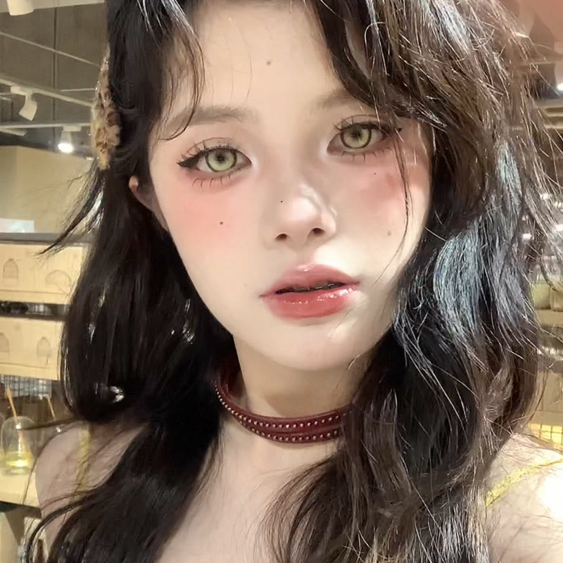 Dollpoison Cosmic Gold Brown 1-Day / 1-Year  Prescription Cosplay Colored Contacts - image 6