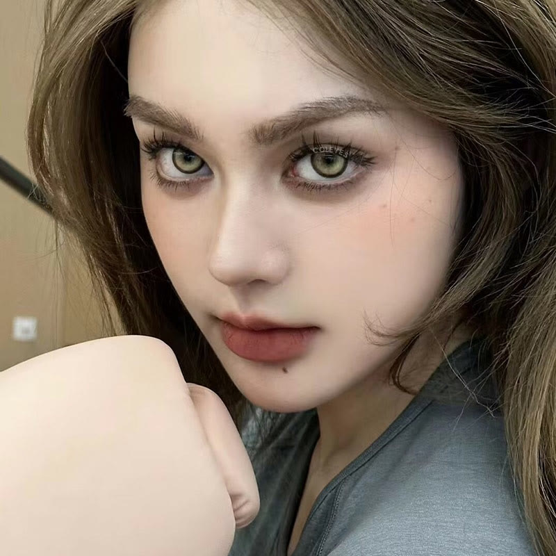 Dollpoison Cosmic Gold Brown 1-Day / 1-Year  Prescription Cosplay Colored Contacts - image 8