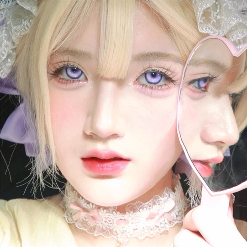 Dollpoison Cosmic Violet 1-Day / 1-Year Prescription Cosplay Colored Contacts - image 8