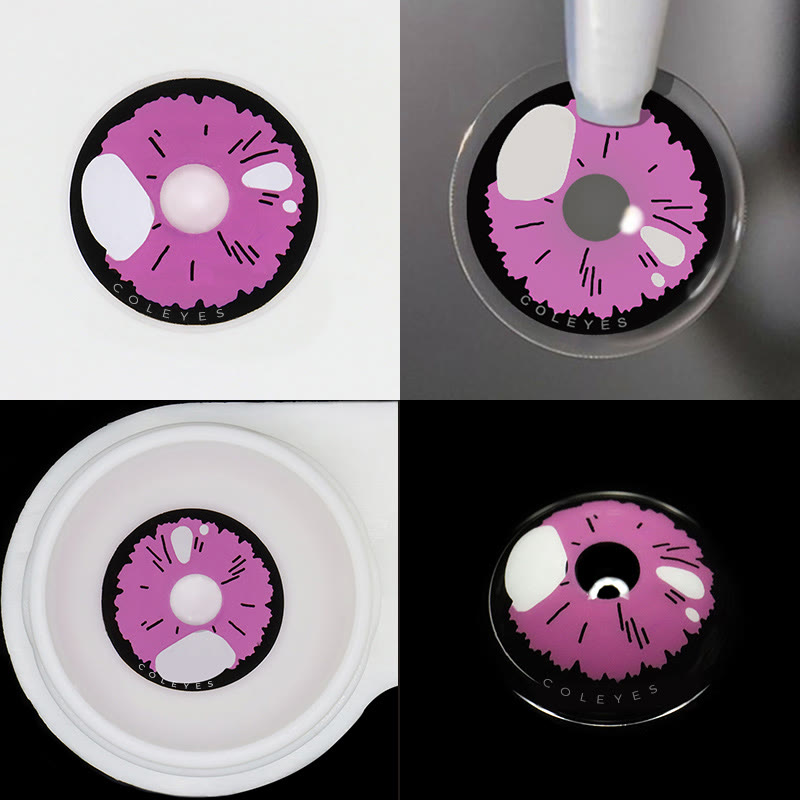 Dollpoison Anime Bling Violet Yearly Cosplay Colored Contacts - image 5