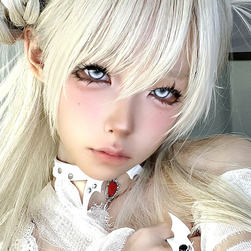 Dollpoison Cosmic Grey 1-Day / 1-Year Prescription Cosplay Colored Contacts - image 7
