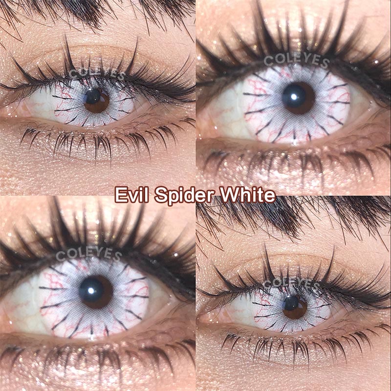 Dollpoison Evil Spider White 1-Day Cosplay Colored Contacts - image 6