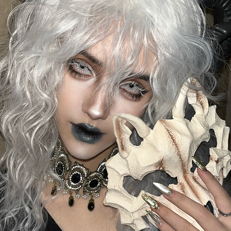 Dollpoison Evil Spider White 1-Day Cosplay Colored Contacts - image 10