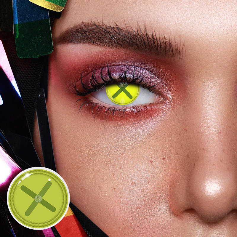 Dollpoison Button Eye Green Yearly Cosplay Colored Contacts - image 2