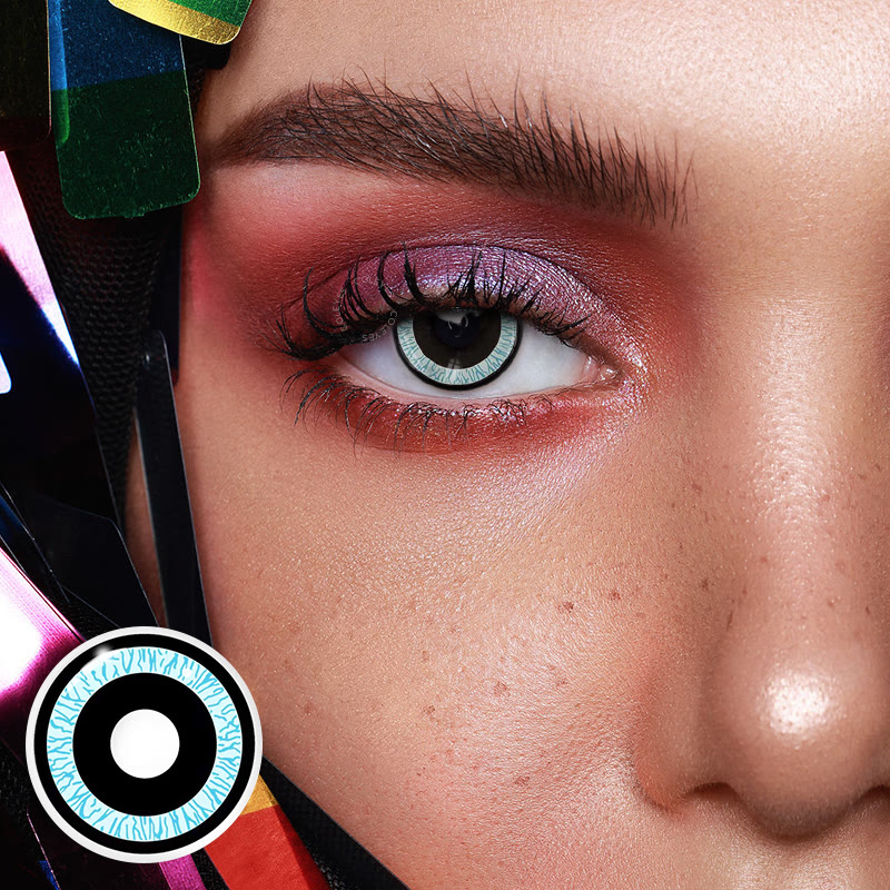 Dollpoison Nebula Blue Yearly Cosplay Colored Contacts - image 2