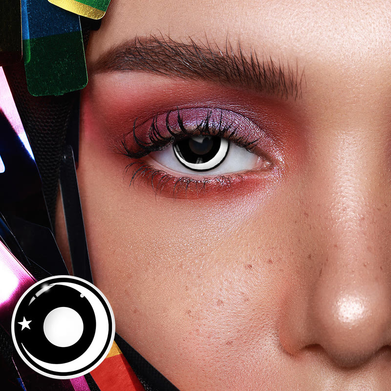 Dollpoison Moon Star White Yearly Cosplay Colored Contacts - image 2