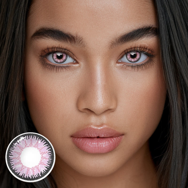 Dollpoison Nonno Pink Prescription Yearly Cosplay Colored Contacts - image 2