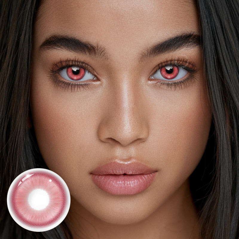 Dollpoison Sassy Red Prescription Yearly Cosplay Colored Contacts - image 2