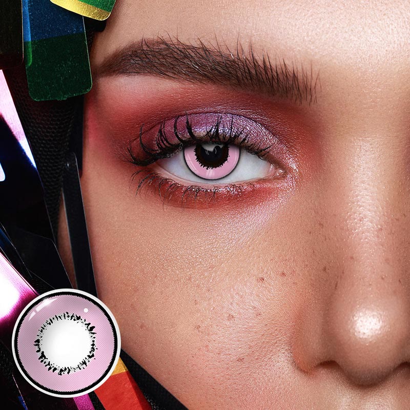 Dollpoison Storm Pink Yearly Prescription Cosplay Colored Contacts - image 2