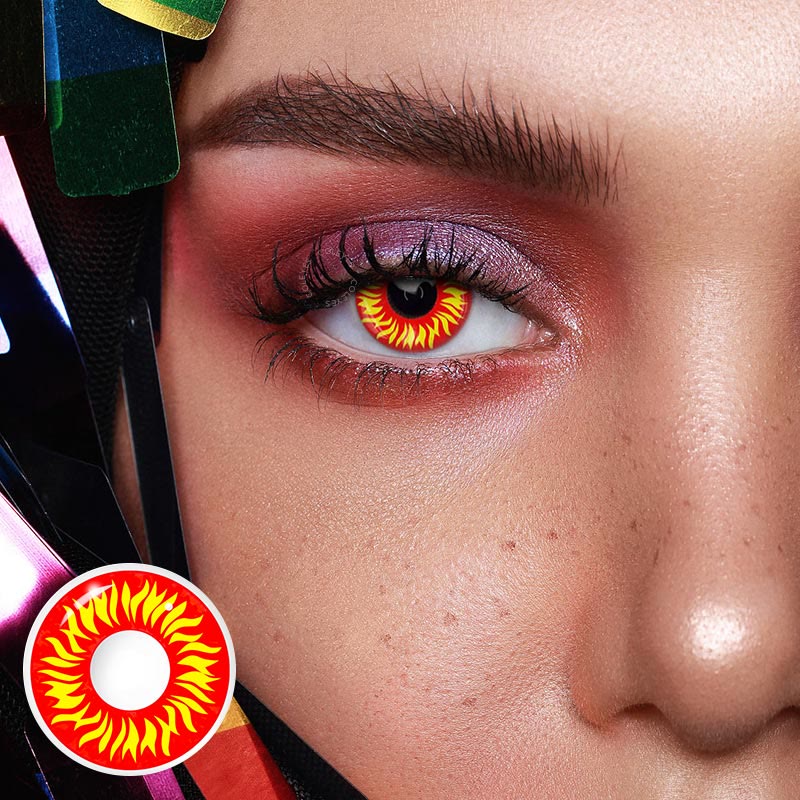 Dollpoison Flame Wolf Eyes Yearly Cosplay Colored Contacts - image 2