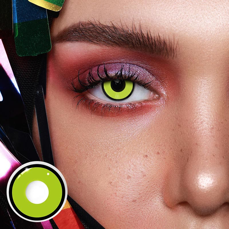 Dollpoison Manson Yellow Yearly Cosplay Colored Contacts - image 2