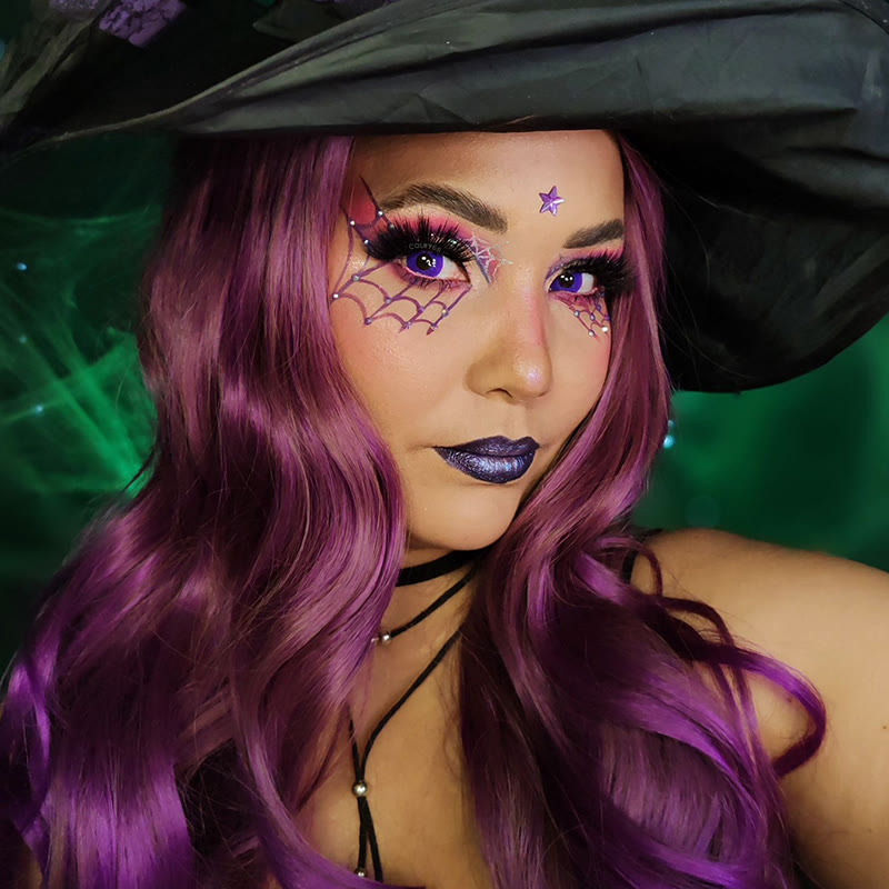 Dollpoison Block Purple Yearly Cosplay Colored Contacts - image 6