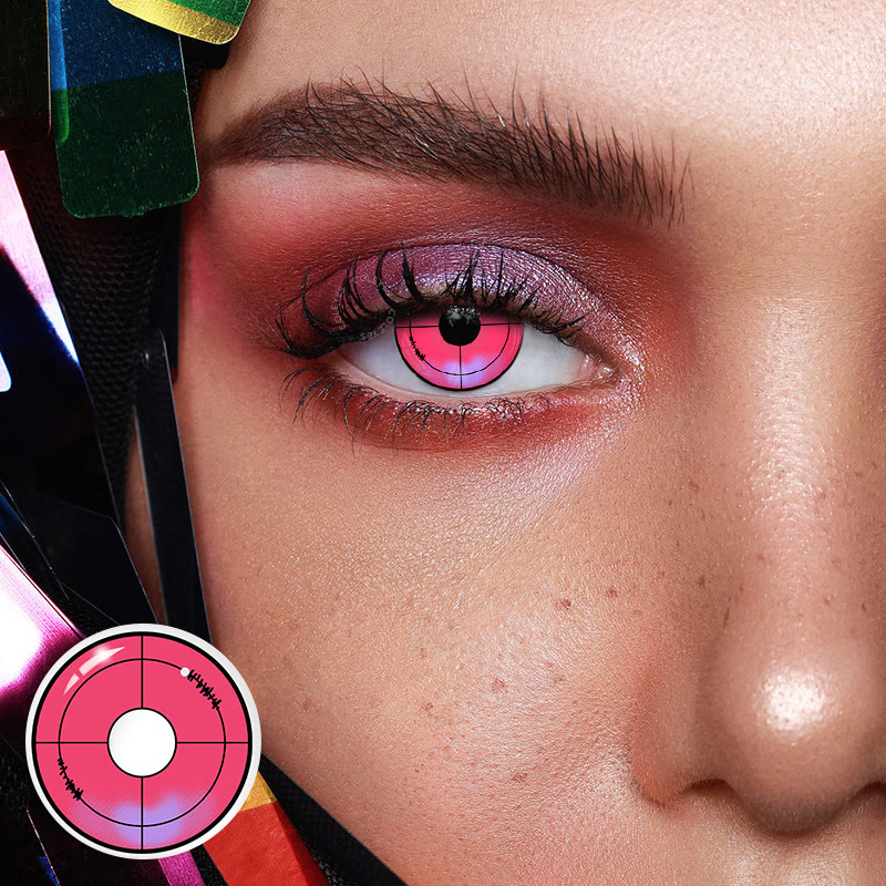 Dollpoison Uruha Rushia Red Yearly Cosplay Colored Contacts - image 2