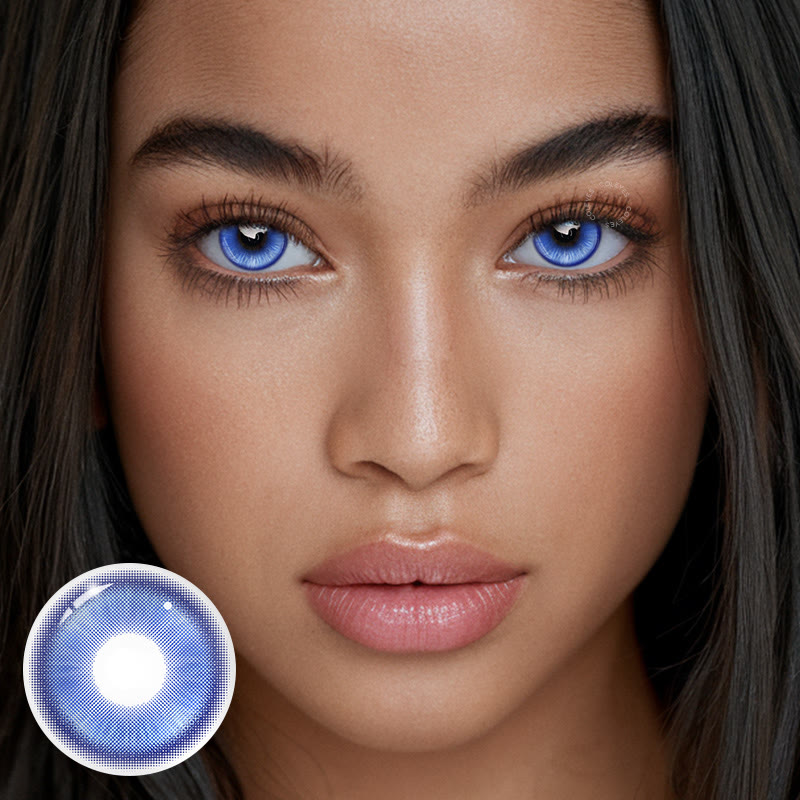 Dollpoison Sassy Brilliant Blue Prescription Yearly Cosplay Colored Contacts - image 2