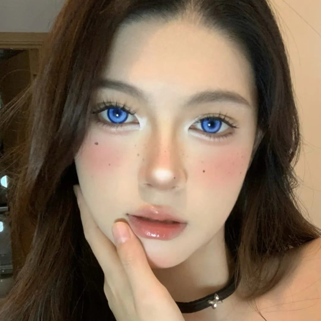 Dollpoison Cosmic Brilliant Blue 1-Year Prescription Cosplay Colored Contacts - image 8