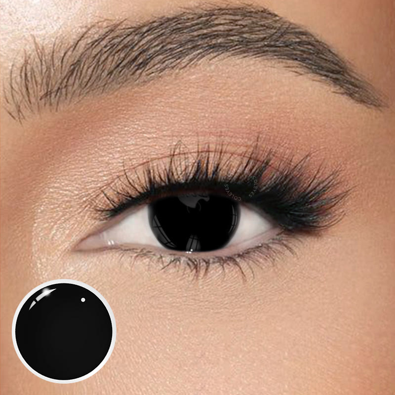 Dollpoison Blind Black Out Yearly Prescription Cosplay Colored Contacts - image 1