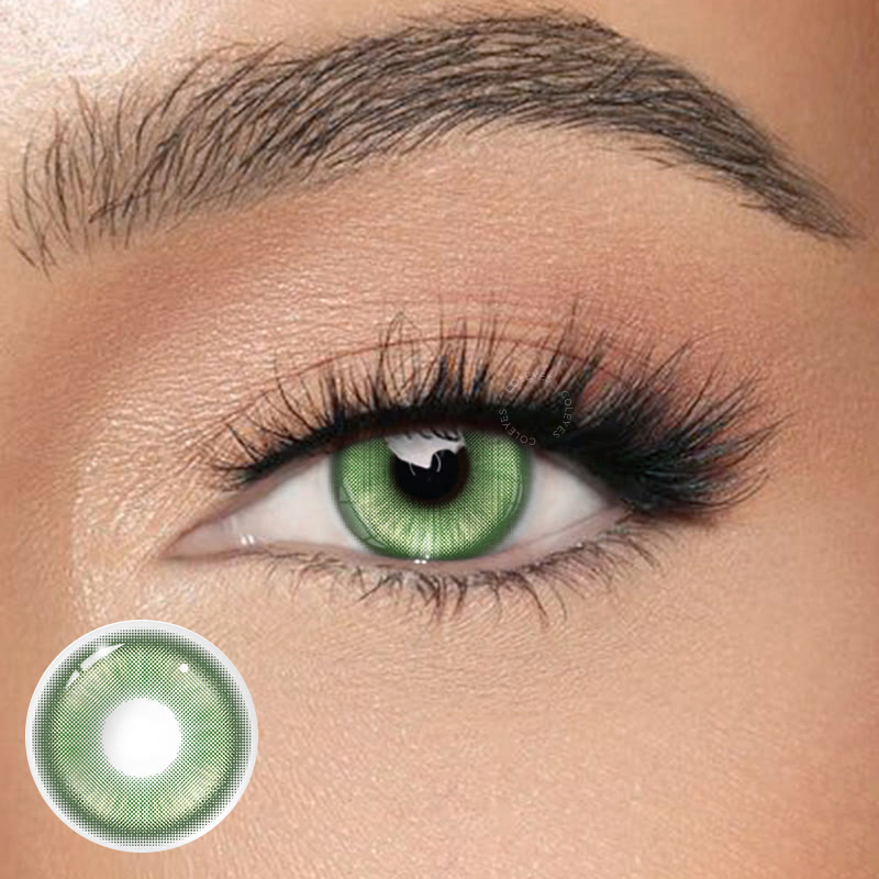 Dollpoison Sassy Green Prescription Yearly Cosplay Colored Contacts - image 1