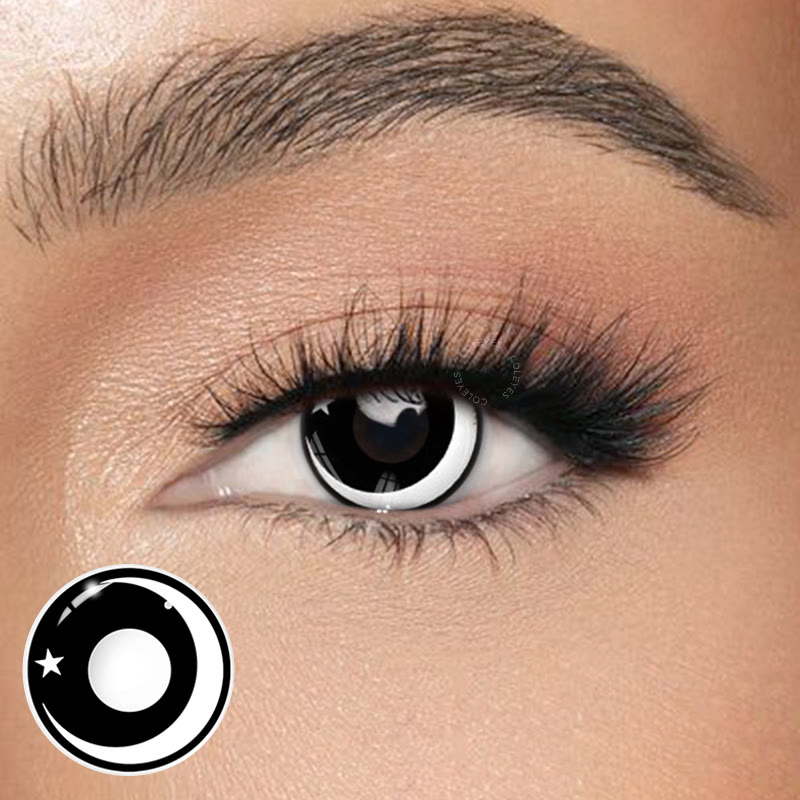Dollpoison Moon Star White Yearly Cosplay Colored Contacts - image 1
