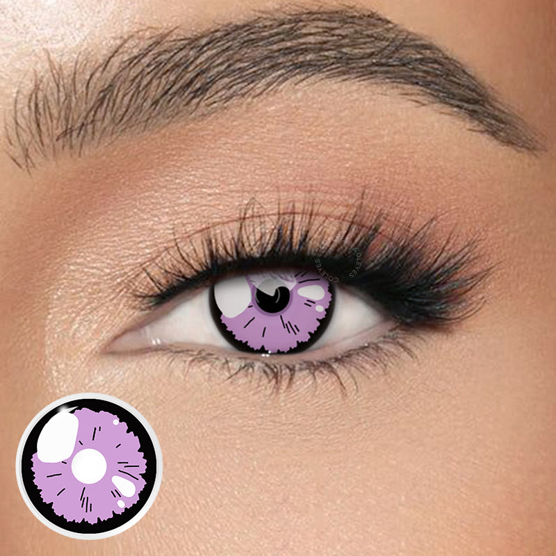 Dollpoison Anime Bling Violet Yearly Cosplay Colored Contacts - image 1