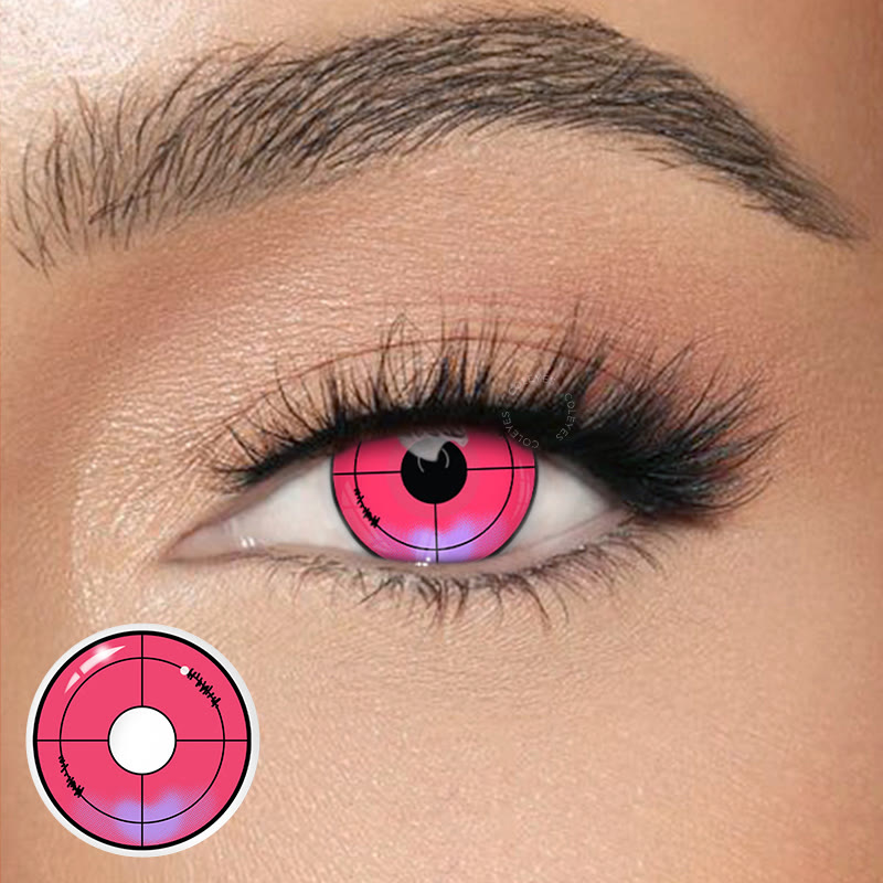 Dollpoison Uruha Rushia Red Yearly Cosplay Colored Contacts - image 1