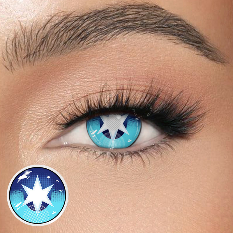 Dollpoison Aqua Hoshino Blue Yearly Cosplay Colored Contacts - image 1