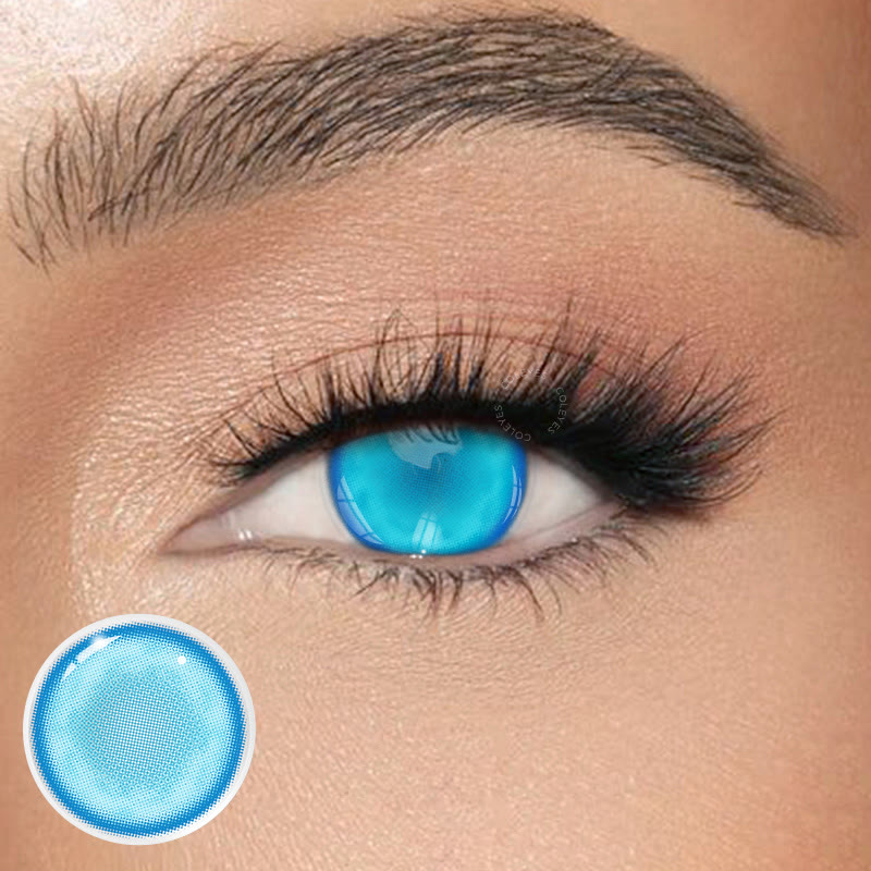 Dollpoison Hatsune Miku Blue Yearly Cosplay Colored Contacts - image 1