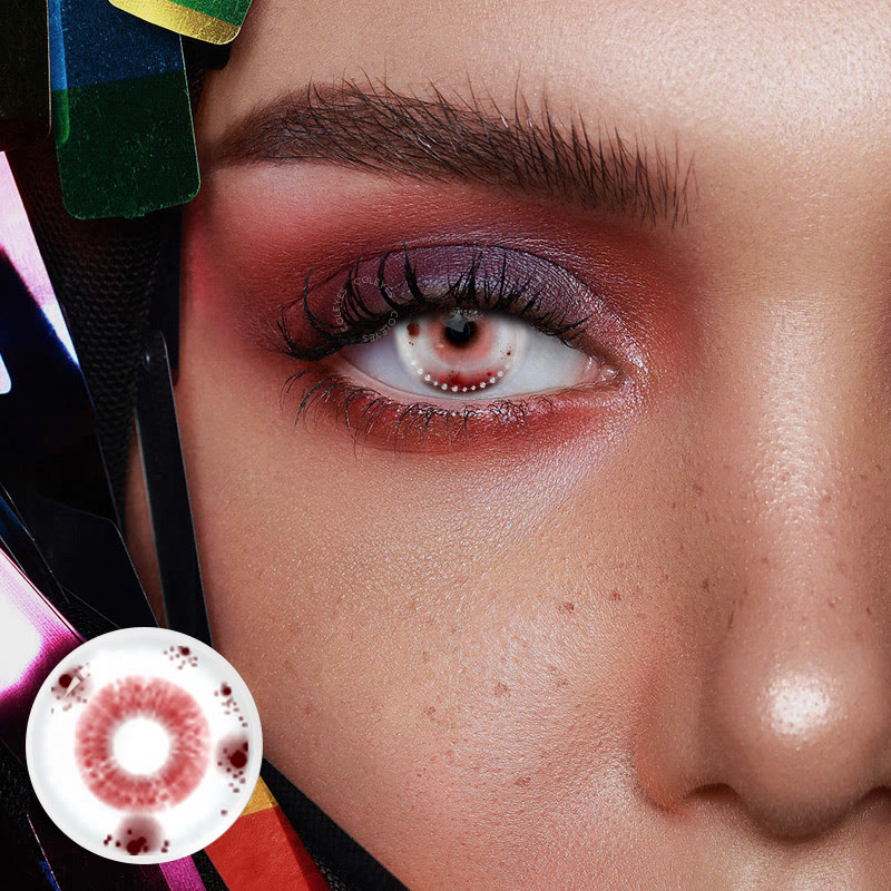 Dollpoison Bleed White 1-Day Cosplay Colored Contacts - image 2