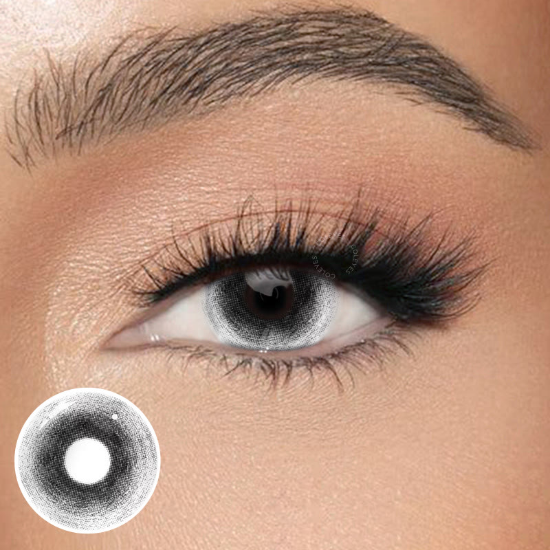 Dollpoison Night Snow Grey 1-Day / 1-Year Cosplay Colored Contacts - image 1