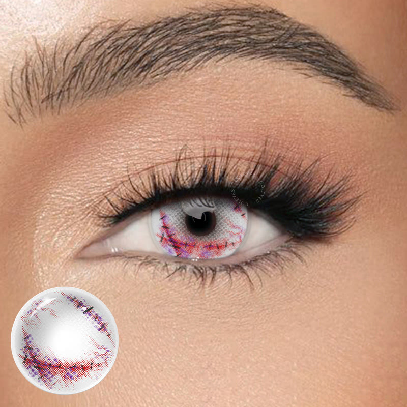 Dollpoison Puppet White 1-Day Cosplay Colored Contacts - image 1